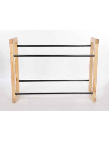 Stojaki na skrzynki - Regał na skrzynki na napoje piwo stojak 85x112cm METALOWE DRĄŻKI EKO - product 4