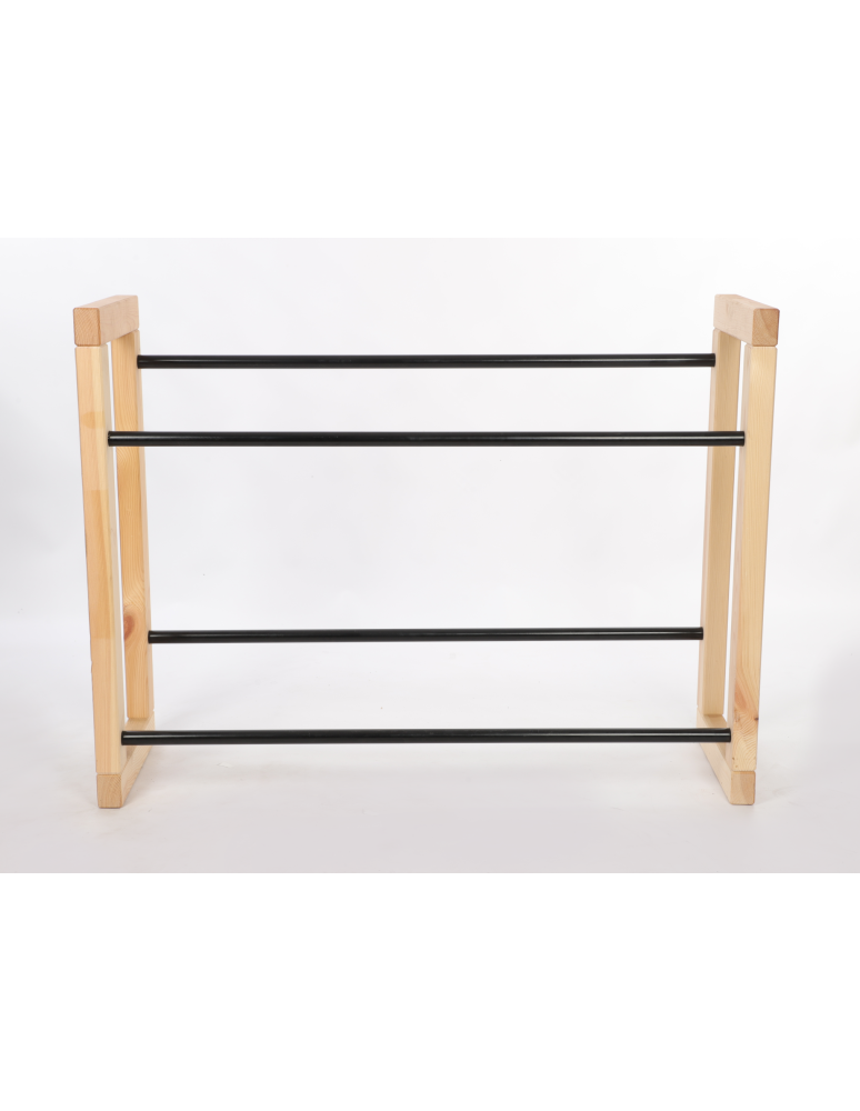 Stojaki na skrzynki - Regał na skrzynki na napoje piwo stojak 85x112cm METALOWE DRĄŻKI EKO - product b2b.wamar.biz 4