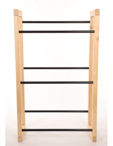 Stojaki na skrzynki - Regał na skrzynki na napoje piwo stojak 136x82cm METALOWE DRĄŻKI EKO - product 4