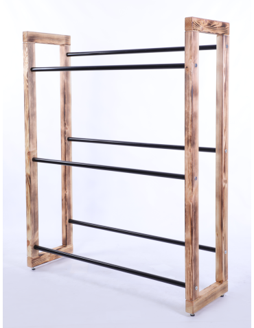 Stojaki na skrzynki - Regał na skrzynki na napoje piwo stojak 136x112cm METALOWE DRĄŻKI EKO - product 3