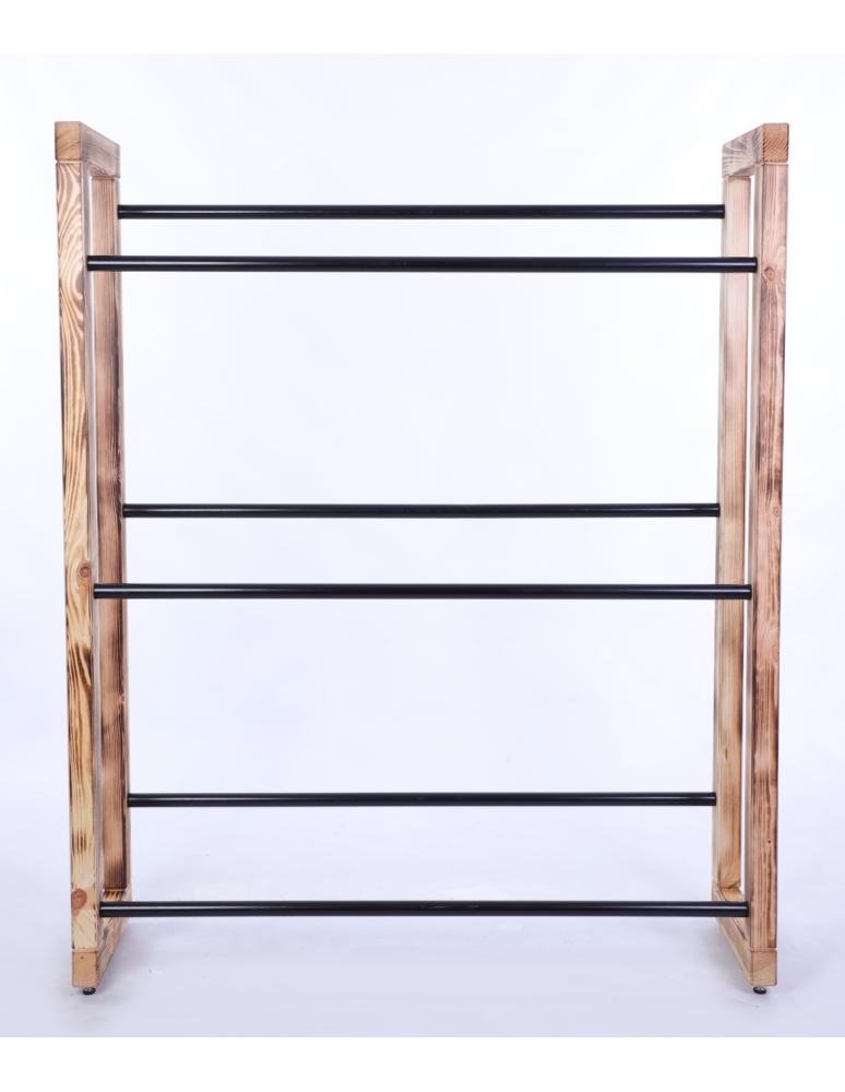 Stojaki na skrzynki - Regał na skrzynki na napoje piwo stojak 136x112cm METALOWE DRĄŻKI EKO - product b2b.wamar.biz 4