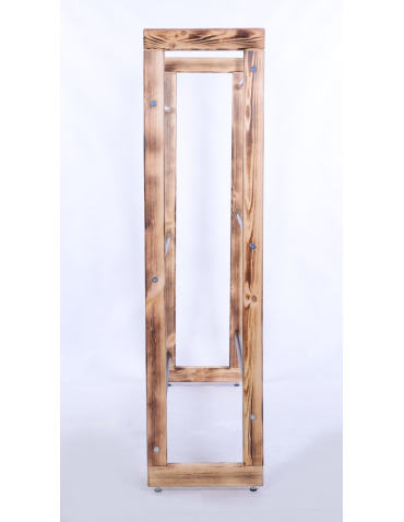 Stojaki na skrzynki - Regał na skrzynki na napoje piwo stojak 136x112cm METALOWE DRĄŻKI EKO - product 5