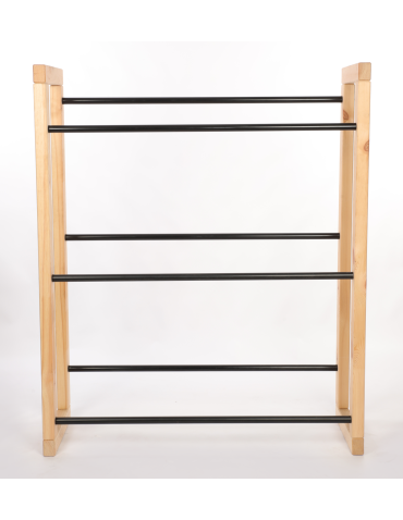 Stojaki na skrzynki - Regał na skrzynki na napoje piwo stojak 136x112cm METALOWE DRĄŻKI EKO - product 4