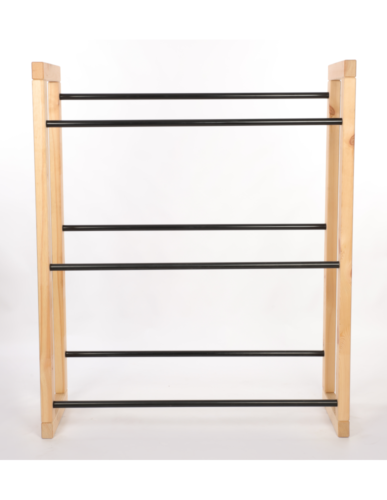 Stojaki na skrzynki - Regał na skrzynki na napoje piwo stojak 136x112cm METALOWE DRĄŻKI EKO - product b2b.wamar.biz 4