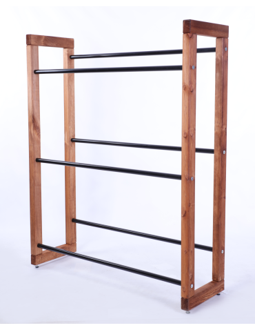 Stojaki na skrzynki - Regał na skrzynki na napoje piwo stojak 136x112cm METALOWE DRĄŻKI EKO - product 3