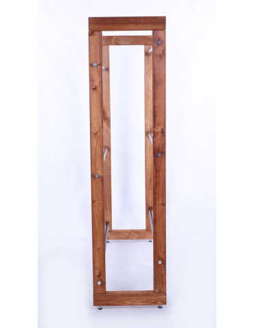 Stojaki na skrzynki - Regał na skrzynki na napoje piwo stojak 136x112cm METALOWE DRĄŻKI EKO - product 5