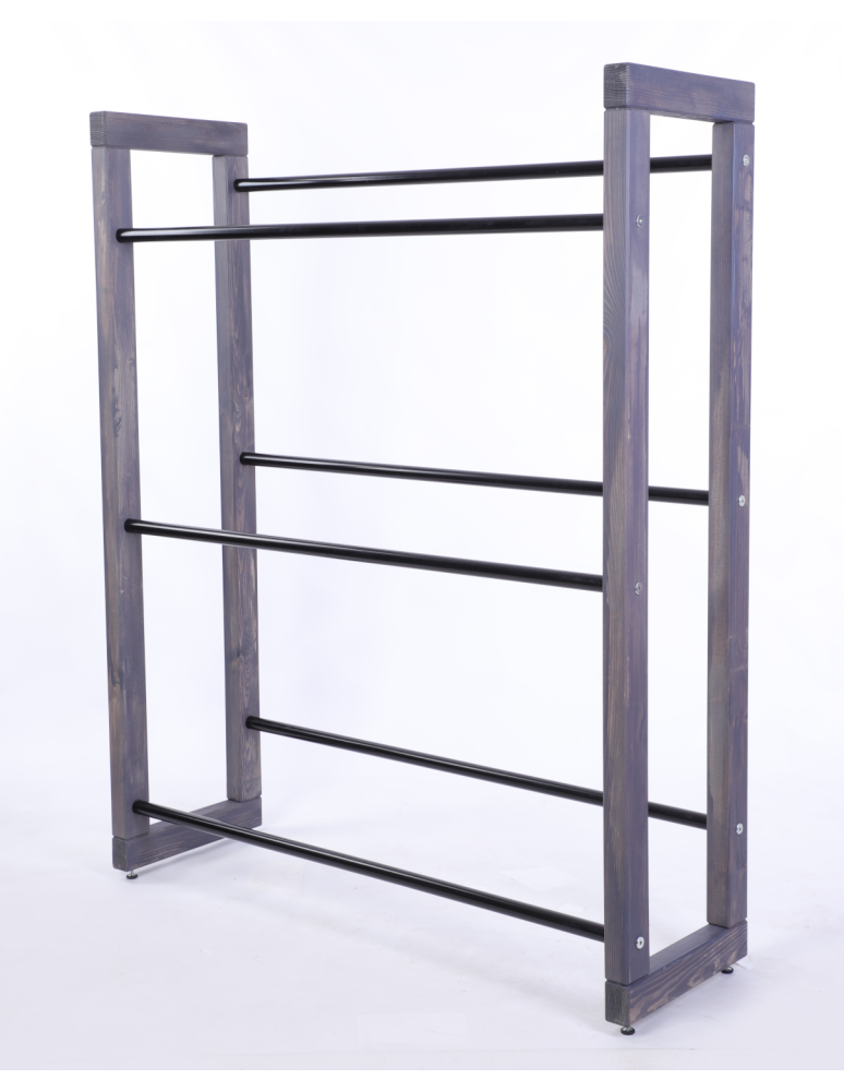 Stojaki na skrzynki - Regał na skrzynki na napoje piwo stojak 136x112cm METALOWE DRĄŻKI EKO - product b2b.wamar.biz 3