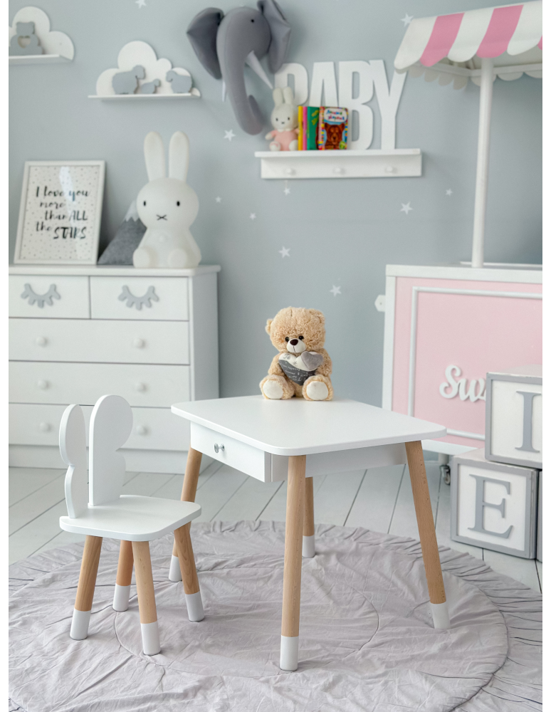 Stoły i ławki - Stolik z krzesełkiem szuflada krzesło motyl stoliczek krzesełko zestaw - produkt b2b.wamar.biz 2