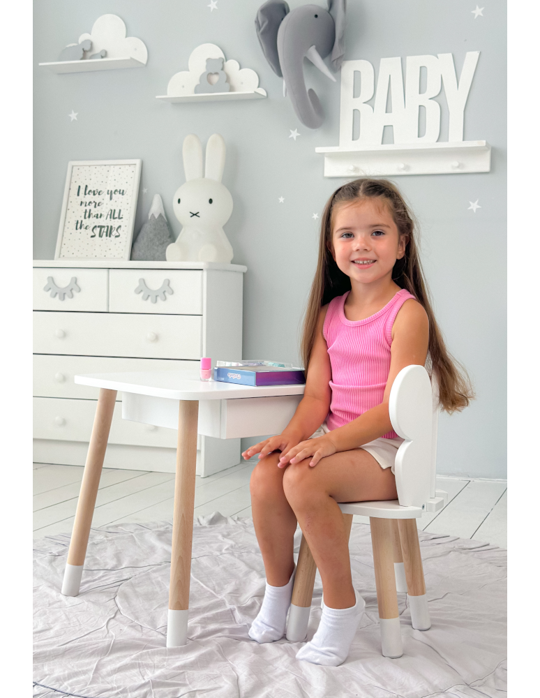 Stoły i ławki - Stolik z krzesełkiem szuflada krzesło motyl stoliczek krzesełko zestaw - produkt b2b.wamar.biz 7