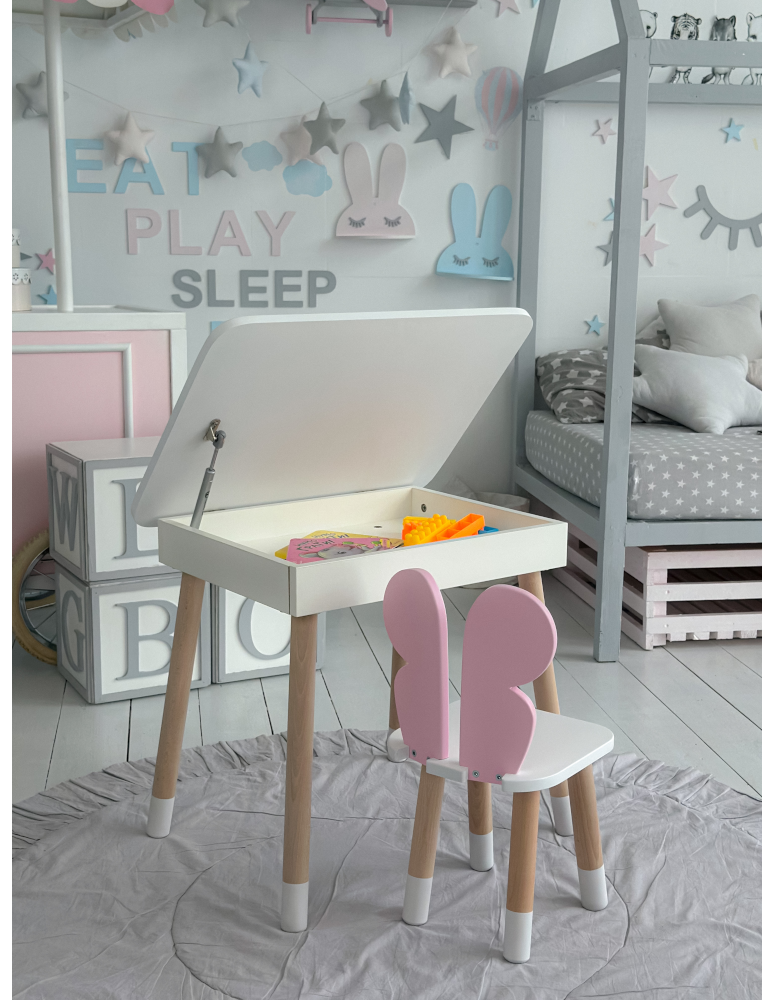 Stoły i ławki - Zestaw krzesełko i stoliczek stół krzesło motylek otwierany schowek blat - product b2b.wamar.biz 7