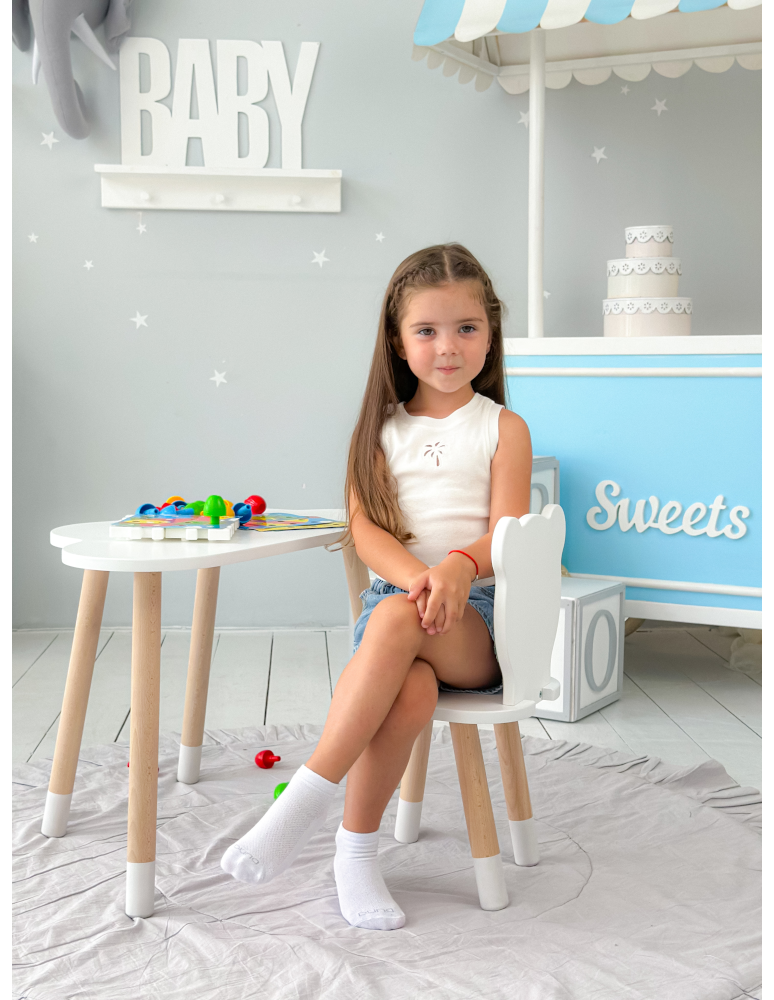 Stoły i ławki - Zestaw dla dziecka stolik chmurka krzesełko miś bały zestaw unisex komplet - product b2b.wamar.biz 6