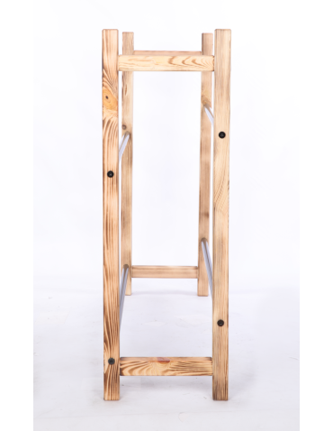 Stojaki na skrzynki - Stojak na skrzynki na napoje piwo regał szeroki 2 półki METALOWE DRĄŻKI EKO - product 5