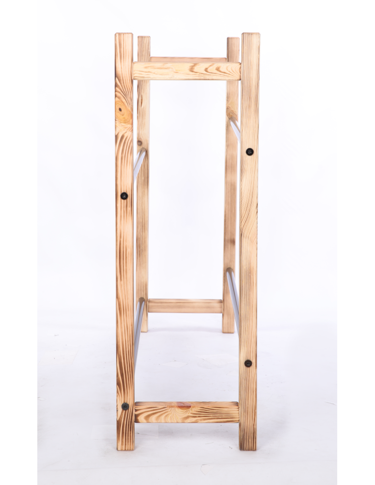 Stojaki na skrzynki - Stojak na skrzynki na napoje piwo regał szeroki 2 półki METALOWE DRĄŻKI EKO - product b2b.wamar.biz 5