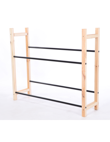 Stojaki na skrzynki - Regał na skrzynki na napoje piwo stojak 94,6x111,5cm METALOWE DRĄŻKI EKO - product 3