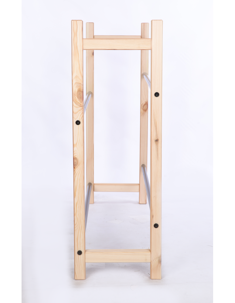 Stojaki na skrzynki - Regał na skrzynki na napoje piwo stojak 94,6x111,5cm METALOWE DRĄŻKI EKO - product b2b.wamar.biz 5