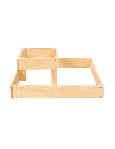 Uprawowe skrzynie ogrodowe- Warzywniaki- skrzynia do uprawy - Skrzynia na warzywa narożna skrzynie na warzywniak inspekt 18x60x60 EKO - product 5