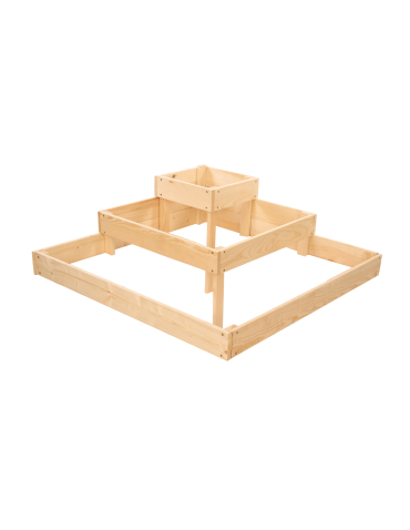 Uprawowe skrzynie ogrodowe- Warzywniaki- skrzynia do uprawy - Skrzynia na warzywa narożnikowa warzywniak inspekt  27x90x90 GRATISY ECO - product 3