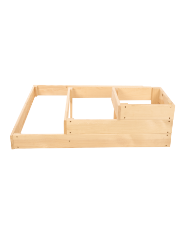 Uprawowe skrzynie ogrodowe- Warzywniaki- skrzynia do uprawy - Skrzynia na warzywa narożnikowa warzywniak inspekt  27x90x90 GRATISY ECO - product 4