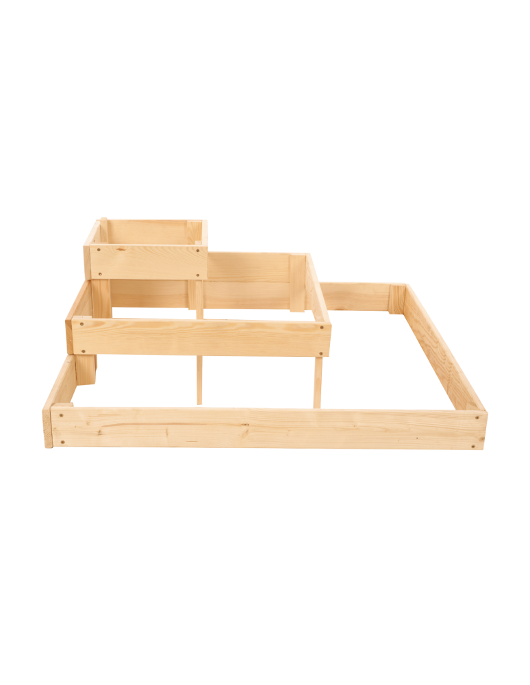 Uprawowe skrzynie ogrodowe- Warzywniaki- skrzynia do uprawy - Skrzynia na warzywa narożnikowa warzywniak inspekt  27x90x90 GRATISY ECO - product b2b.wamar.biz 5