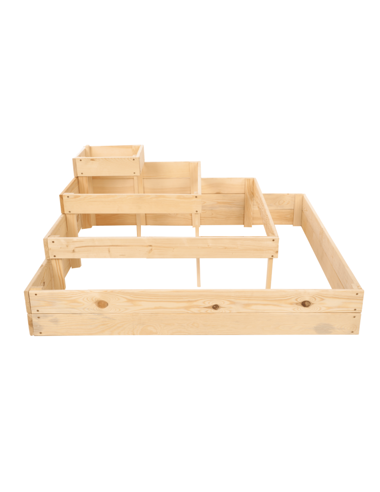 Uprawowe skrzynie ogrodowe- Warzywniaki- skrzynia do uprawy - Narożne skrzynie na warzywa warzywniak donica inspekt  45x120x120 GRATISY - product b2b.wamar.biz 5