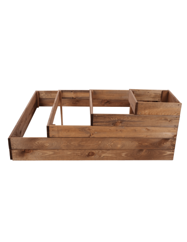 Uprawowe skrzynie ogrodowe- Warzywniaki- skrzynia do uprawy - Narożne skrzynie na warzywa warzywniak donica inspekt 45x120x120 GRATISY - product 4