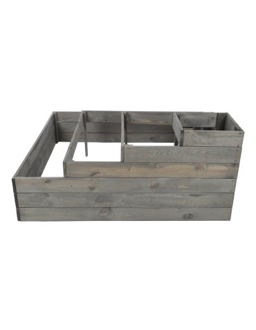 Uprawowe skrzynie ogrodowe- Warzywniaki- skrzynia do uprawy - Piętrowy warzywniak drewniany skrzynia zielnik 54x120x120 GRATISY WYSOKA - product 4