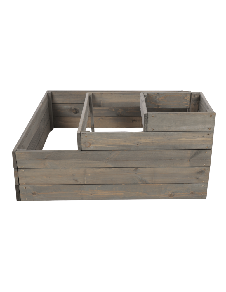 Uprawowe skrzynie ogrodowe- Warzywniaki- skrzynia do uprawy - Pietrowa skrzynia na warzywa donica drewniana zielnik 45x90x90 GRATISY EKO - product b2b.wamar.biz 4