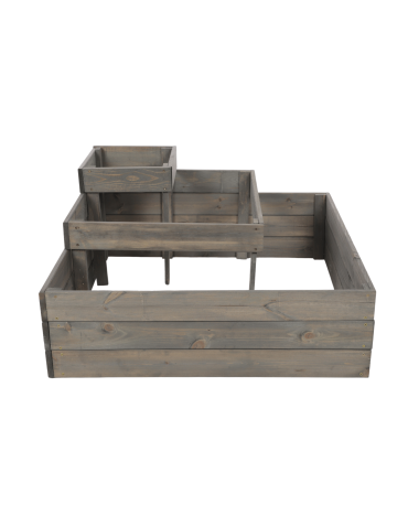 Uprawowe skrzynie ogrodowe- Warzywniaki- skrzynia do uprawy - Pietrowa skrzynia na warzywa donica drewniana zielnik 45x90x90 GRATISY EKO - product 5