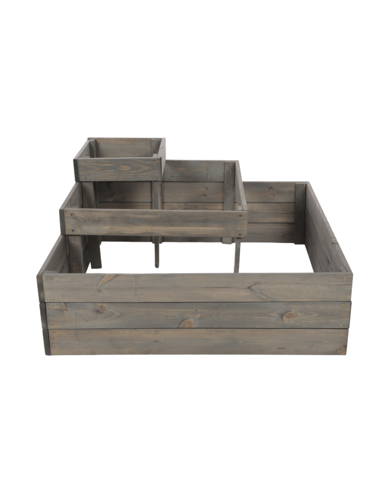 Uprawowe skrzynie ogrodowe- Warzywniaki- skrzynia do uprawy - Pietrowa skrzynia na warzywa donica drewniana zielnik 45x90x90 GRATISY EKO - product b2b.wamar.biz 5