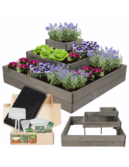Grządka piętrowa na warzywa drewniana warzywniak inspekt 36x90x90 GRATISY