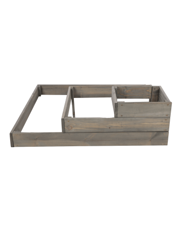 Uprawowe skrzynie ogrodowe- Warzywniaki- skrzynia do uprawy - Drewniany zielnik piętrowy na warzywa skrzynia donica 27x90x90 GRATISY ECO - produkt 4