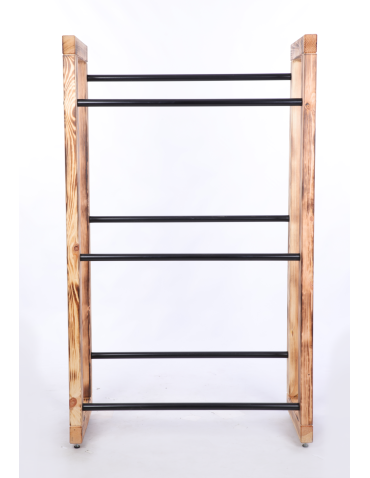 Stojaki na skrzynki - Regał na skrzynki na napoje piwo stojak 136x82cm METALOWE DRĄŻKI EKO - product 4