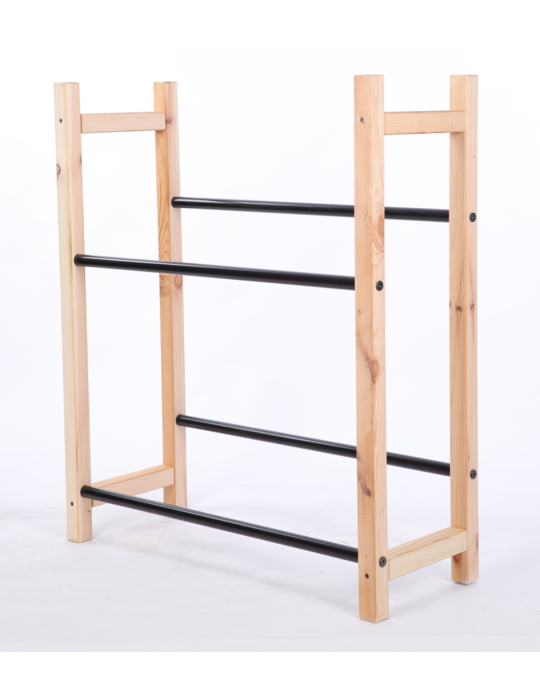 Stojaki na skrzynki - Regał na skrzynki na napoje piwo stojak 94,6x81,5cm METALOWE DRĄŻKI EKO - product b2b.wamar.biz 3