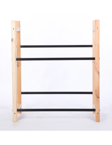 Stojaki na skrzynki - Regał na skrzynki na napoje piwo stojak 94,6x81,5cm METALOWE DRĄŻKI EKO - product 4