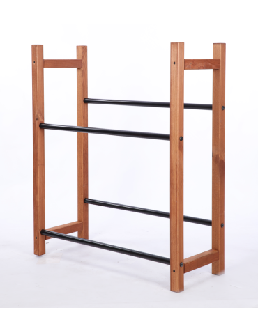 Stojaki na skrzynki - Regał na skrzynki na napoje piwo stojak 2 półki szer.81,5cm METALOWE DRĄŻKI - product 3