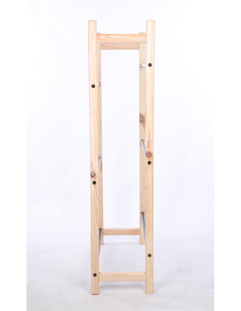 Stojaki na skrzynki - Drewniany stojak na skrzynki na napoje piwo regał METALOWE DRĄŻKI EKO 3p - product b2b.wamar.biz 5