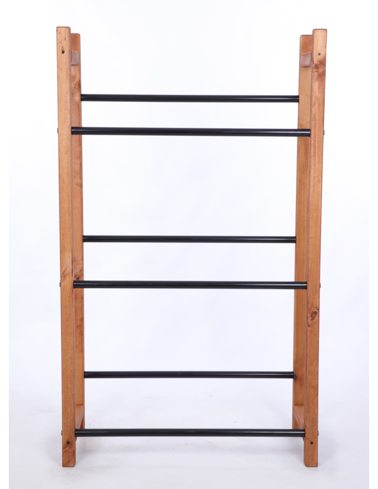 Stojaki na skrzynki - Sosnowy regał na skrzynki na napoje piwo stojak METALOWE SOLIDNE DRĄŻKI - product b2b.wamar.biz 4