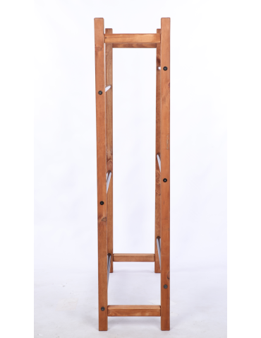 Stojaki na skrzynki - Sosnowy regał na skrzynki na napoje piwo stojak METALOWE SOLIDNE DRĄŻKI - product 5