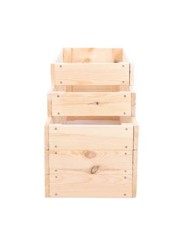 Grządki kaskadowe - Skrzynia na warzywa kaskadowa skrzynie na warzywniak regulacja 45x117x30 - product 5