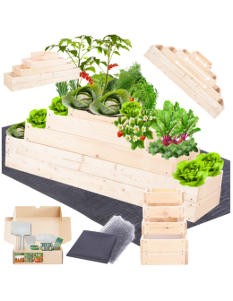 Skrzynia na warzywa kaskadowa skrzynie na warzywniak regulacja 45x117x30