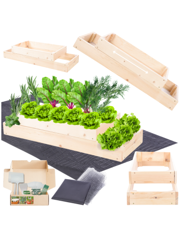 Skrzynia na warzywa regulowana skrzynie na warzywniak inspekt 18x90x30