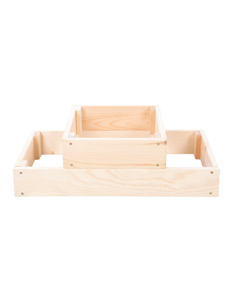 Grządki kaskadowe - Skrzynia na warzywa regulowana skrzynie na warzywniak donice 18x60x30 - product b2b.wamar.biz 4