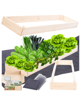 Skrzynia na warzywa regulowana skrzynie na warzywniak donice 9x30x120