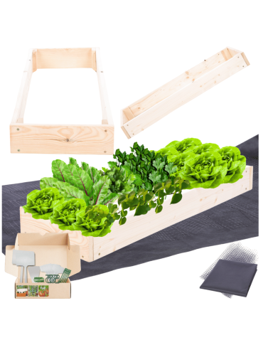 Skrzynia na warzywa regulowana skrzynie na warzywniak donice 9x30x60