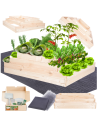Skrzynia na warzywa regulowana skrzynie na warzywniak donica 36x117x120