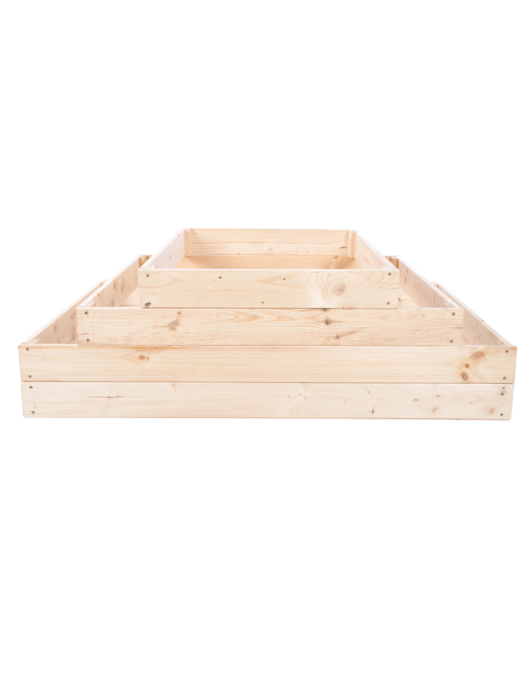 Grządki kaskadowe - Skrzynia na warzywa regulowana skrzynie na warzywnik inspekt 36x117x60 - produkt b2b.wamar.biz 4