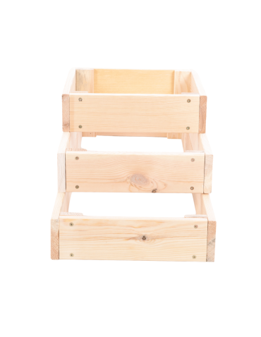 Grządki kaskadowe - Grządka na warzywa regulowana skrzynie na warzywniak inspekt 27x117x30 - product 5