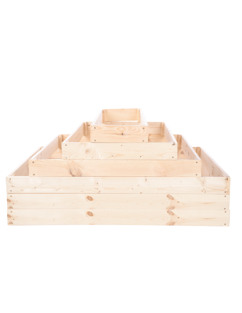 Grządki kaskadowe - Grządka na warzywa regulowana skrzynie na warzywniak inspekt 54x117x90 - product b2b.wamar.biz 4