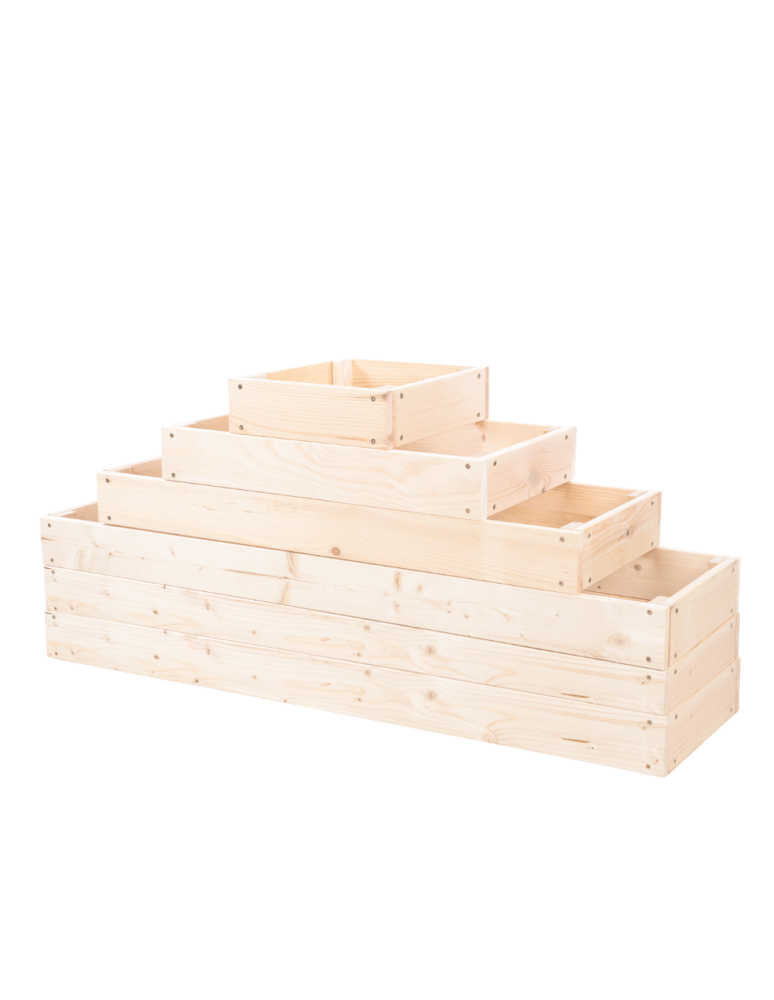 Grządki kaskadowe - Grządka na warzywa regulowana skrzynie na warzywniak inspekt 54x117x30 - product b2b.wamar.biz 3