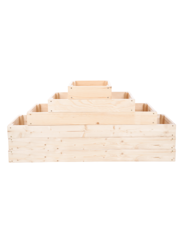 Grządki kaskadowe - Grządka na warzywa regulowana skrzynie na warzywniak inspekt 54x117x30 - product 4